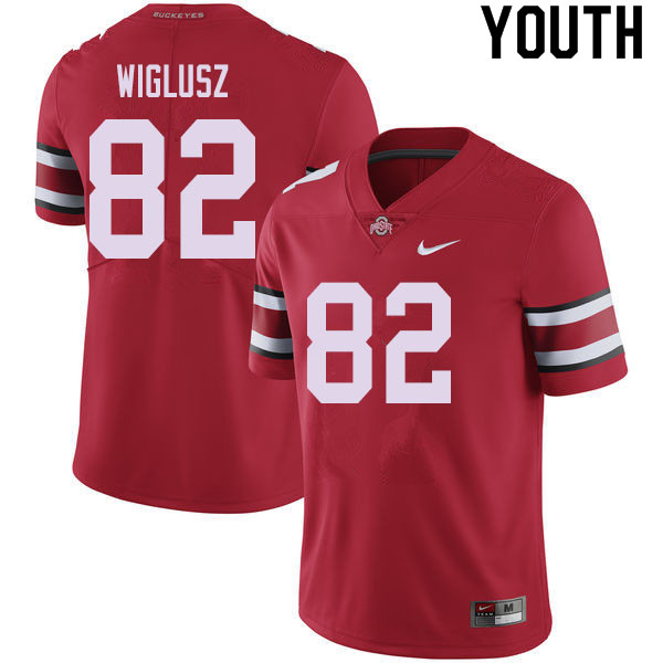 Youth #82 Sam Wiglusz Ohio State Buckeyes College Football Jerseys Sale-Red